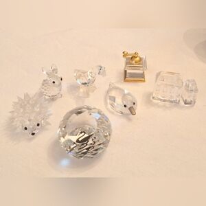Bundle Of 8 Swarovski Crystal Figurines